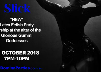Slick Latex Domina Party 28102018