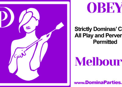 Obey! Domina Party Melbourne