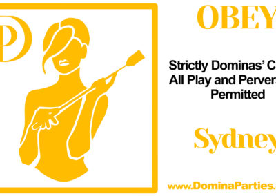 Obey! Domina Party Sydney
