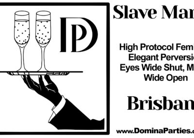 Slave Manor Domina Party Brisbane